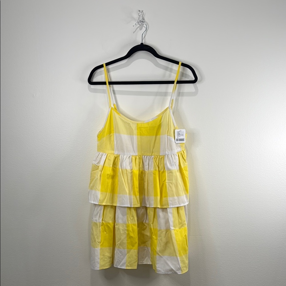 Urban Renewal Yellow and White Mini Dress